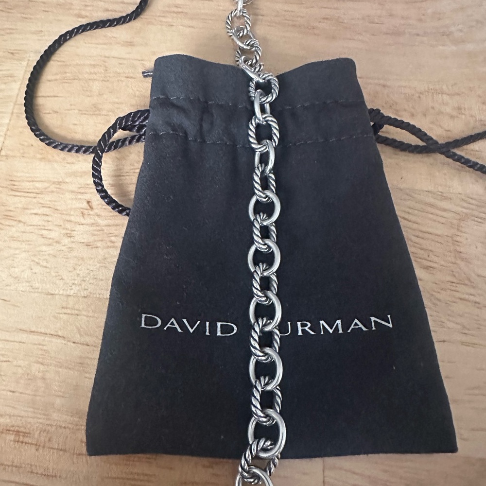 David Yurman Twisted Silver Bracelet